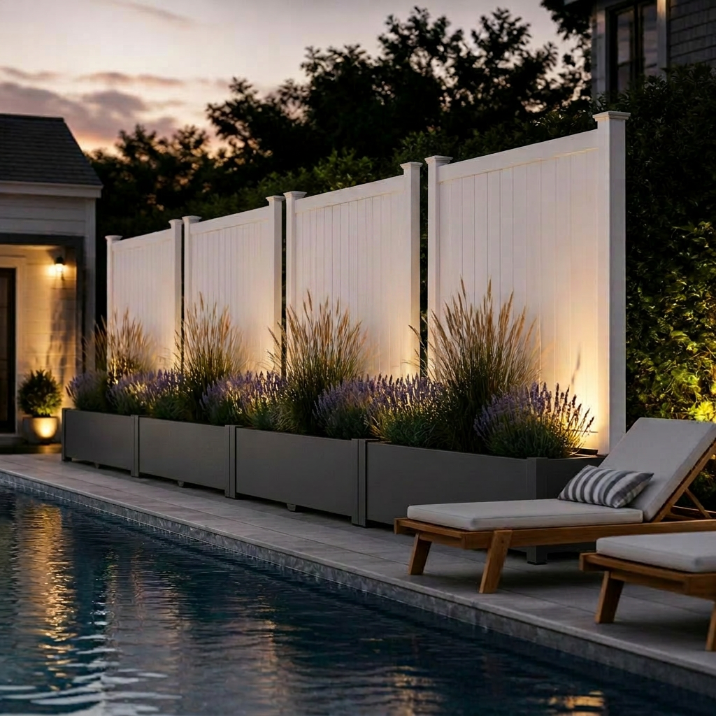 Poolside privacy